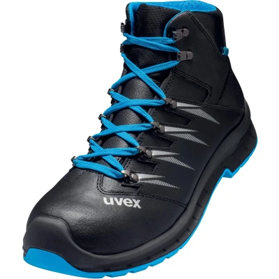 Afbeelding van Uvex 2 Trend werklschoen hoog S3 69352 Zwart/Blauw 45