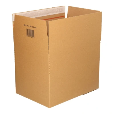 Afbeelding van 10x Verzenddoos 304 x 216 130 220 mm met plak en tearstrip Karton Universele verzenddozen