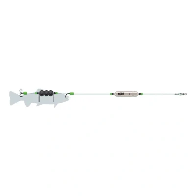 Afbeelding van Madcat Adjusta Profi River Rig Noseclip Meervalonderlijn 3/0+10/0 Meerval onderlijnen