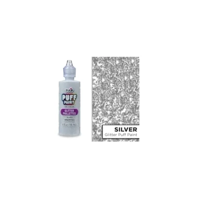 Afbeelding van I Love To Create 41302 Tulip Dimensional Fabric Paint, Zilver, 118 ml (Pack van 1)