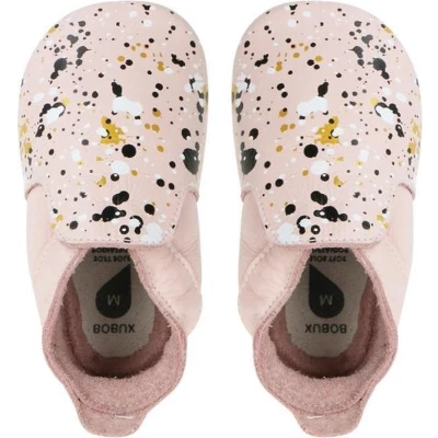 Afbeelding van Bobux Soft Soles Spekkel blossom Babyslofjes EU 17