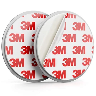 Afbeelding van deleyCON 1x Magnetische Bevestiging voor Rookmelders Houder Brandmelders Zelfklevende Zelfklevend Oppervlak Diameter 50 mm