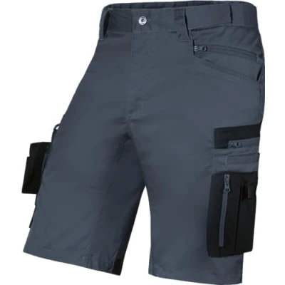 Afbeelding van uvex Echor werkshorts korte premium werkbroek cargobroek voor heren stretchband, licht, elastisch en veel opbergruimte, donkerblauw, 42 Kort