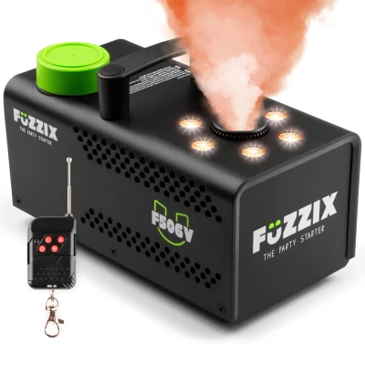 Afbeelding van Fuzzix F506V Party Rookmachine 500 Watt met 6 RGB LEDs en draadloze