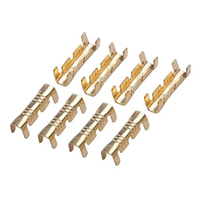 Afbeelding van 100 stuks Terminali een crimpare a splice, Quick Splice 0,5 1,5 mm Ottone Docking Line Premendo pulsante Wiring Terminals Square