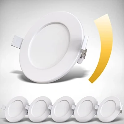 Afbeelding van B.K.Licht LED Inbouwspots badkamer dimbaar wit 6 stuks IP44 Ø11.5cm 3.000K 600 Lm 6W