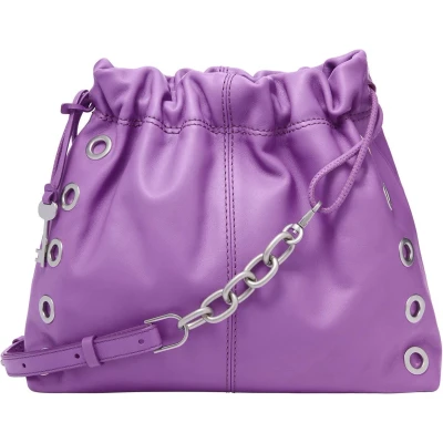 Afbeelding van FOSSIL Schoudertas Gigi Drawstring Shoulder Bag Bright Purple Paars