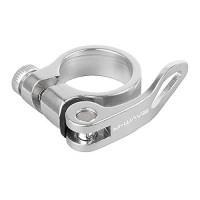 Afbeelding van M wave Zadelpenklem Clampy qr 34,9 Mm Aluminium Zilver