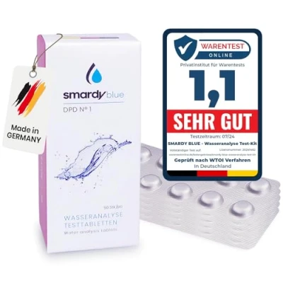 Afbeelding van smardy 50 Fotometer Testtabletten DPD1 (vrij Chloor) voor Elektronische Watertester / Zwembadtester