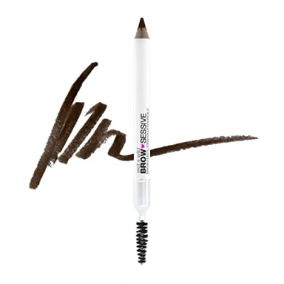 Afbeelding van Wet n Wild, Brow Sessive Pencil, Pencil met Twee Uiteinden en Spoolie Brush voor Dunne Dikke Wenkbrauwen, Natural Look Formule, Opbouwbare Kleur Definitie, Dark Brown