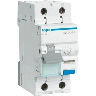 Afbeelding van Hager ADA916G Aardlekautomaat 1P+N 16A 30mA