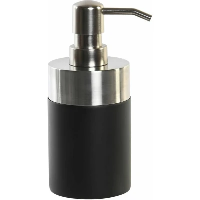 Afbeelding van Zeeppompje/dispenser klassiek zwart polyresin 9 x 17 cm Zeeppompjes