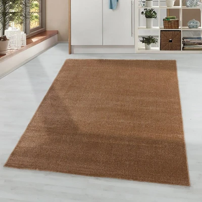 Afbeelding van Laagpolig vloerkleed Smoothly Bruin 80x150cm Adana Carpets