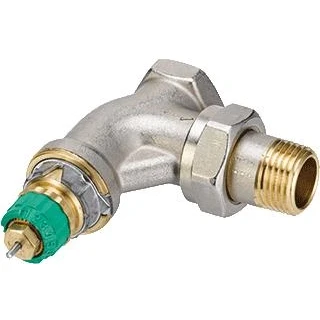Afbeelding van Danfoss thermostatische radiatorafsluiter haaks 3/8