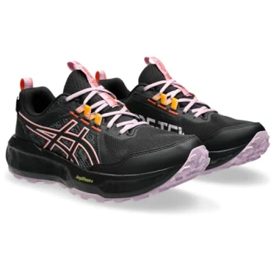 Afbeelding van Asics Gelsonoma 8 GTX Trail hardloopschoenen, Dames, Maat: 38, Black/light ube Textiel/ synthetisch
