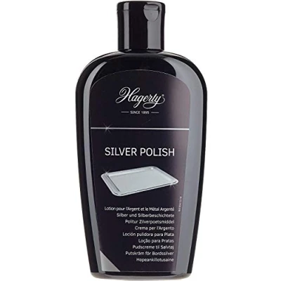 Afbeelding van Hagerty Silver Polish 250 ml I Efficiënte zilverpoets voor zilver en verzilverd metaal Poleerpasta met onmiddelijk resultaat vazen ​​lijsten accessoires decoratie artikelen