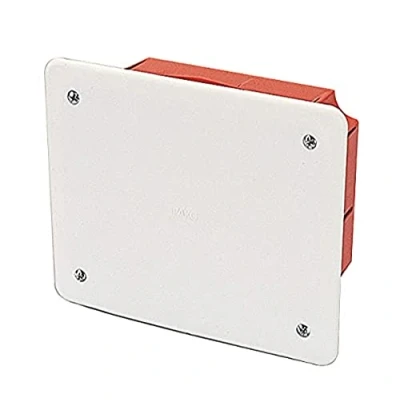 Afbeelding van Poly Pool PP0586 inbouw aansluitdoos met deksel, buitenafmetingen: 119 x 96 45 mm