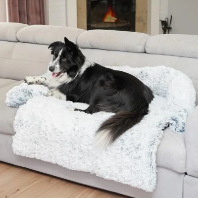 Afbeelding van Hondenbed hondenkussen voor honden 100 x 85 cm hondensofa kleine middelgrote en grote hondenbedden bankbescherming hondenmand hondendeken