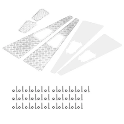 Afbeelding van Intake Grill, Metal Anti skid Plate Grille RC Upgrade Part compatible with Traxxas TRX 4 1:10 Car Crawler
