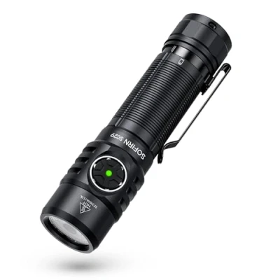 Afbeelding van Sofirn SC29 Led zaklamp, oplaadbaar, 3000 lumen, superhelder, met 6 modi, draagbare kleine zaklamp batterij, waterdichte voor kamperen, hondenuitlaten