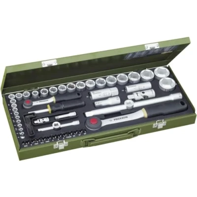 Afbeelding van Proxxon 23040 56 delige Dopsleutelset Metrisch 1/4 (6.3 mm) 1/2 (12.5