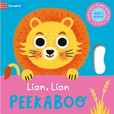 Afbeelding van Lion, PEEKABOO: Grab &amp; pull to play peekaboo with a mirror