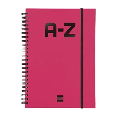 Afbeelding van Finocam Alfabetische index. DIN A5 (148x210mm) magenta.