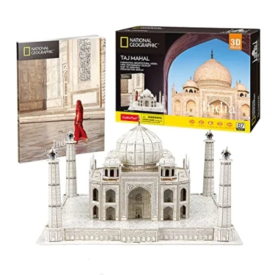 Afbeelding van 3D puzzel National Geographic Taj Mahal 87 stuks Modellen om te bouwen voor Kinderen en Volwasssenen vanaf 8 jaar