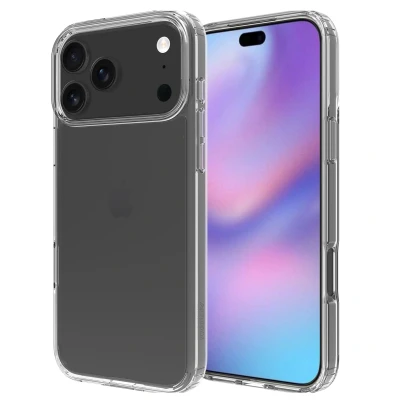 Afbeelding van Apple iPhone 17 Pro Max Hoesje Kunststof Accezz Softcase/Backcover Transparant Telefoonhoesje Shockproof/Valbescherming
