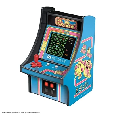 Afbeelding van Mini Retro Arcade Bollard My Ms PAC MAN