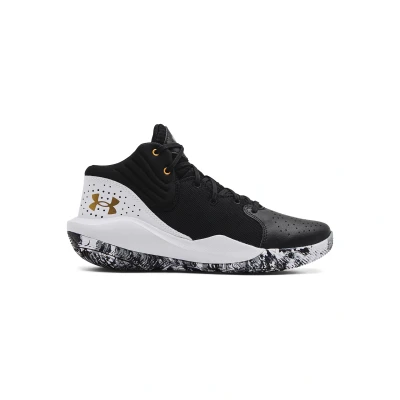 Afbeelding van Under Armour Court Performance UA JET Basketbalschoenen, Maat: 42, Black Leer en textiel