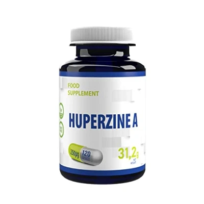 Afbeelding van Hepatica Huperzine A 120 veganistische capsules 250 mcg hersensupplement om acetylcholine te bevorderen, geheugen en focus ondersteunen