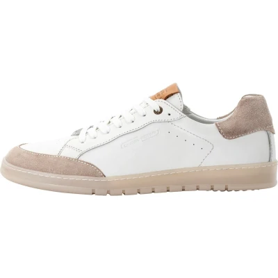 Afbeelding van camel active Sneaker van echt leer Maat menswear 45 Bruin Wit