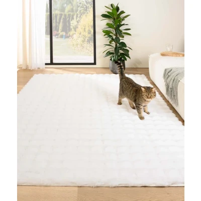 Afbeelding van Fluffy Vloerkleed Cloud Wit 200x290 Cm