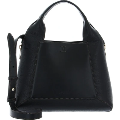 Afbeelding van FURLA Leren Schoudertas Handtas Gilda Tote Bag Nero + Marmo c Zwart
