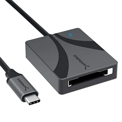 Afbeelding van SABRENT CFexpress type B kaartlezer, USB C 3.2x2 naar cf express geheugenkaartlezer, overdracht 950MBps externe kaartadapter voor fotografen, videografen (CR CFXB)