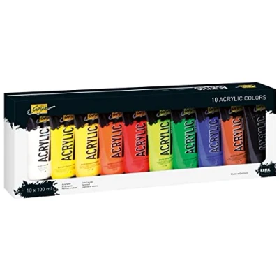 Afbeelding van SOLO GOYA Acrylverf Set 10 stuks 100 ml tubes