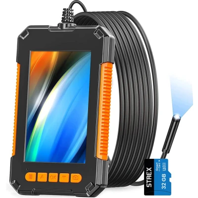 Afbeelding van Strex Inspectiecamera met scherm 5M 1080P HD 4.3 inch LCD IP67 Waterdicht LED Verlichting Endoscoop