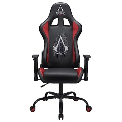 Afbeelding van Subsonic Pro Gamestoel Assasins Creed Verstelbare Hoogte en Rugleuning Zwart/Rood/Wit SA5609 AC1