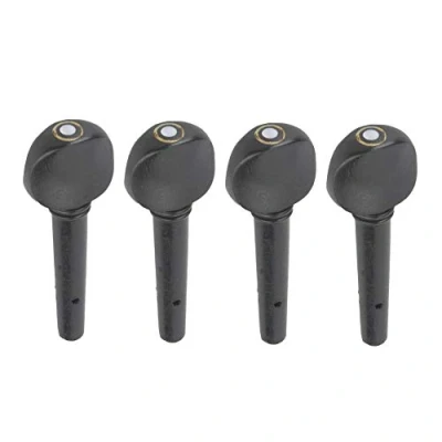 Afbeelding van Bnineteenteam 4 stuks viool pegs, strings schacht tuning pegs accessoires ebbenhout massief hout voor 1/2 1/4 1/8