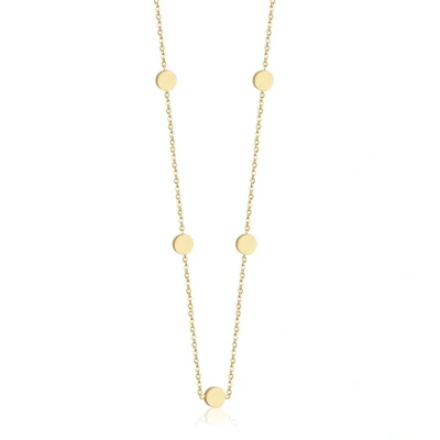 Afbeelding van Cilla Jewels dames ketting Edelstaal Verguld Goudkleurig Muntjes
