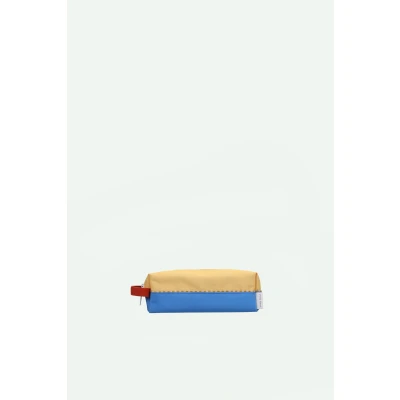 Afbeelding van Sticky Lemon Pencil Case/Pennenzak Wonders Colourblocking Sandy Yellow + Radar Blue