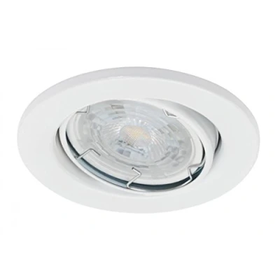 Afbeelding van Briloner Leuchten Inbouwlampen, set van 3, plafondlampen dimbaar, LED module draaibaar, 3X GU10, 5,5 Watt, elk 460 lumen, 3.000 Kelvin, IP23, wit, 86x70mm (DxH), inbouwdiepte 60mm, inbouwmaat 68mm (D)