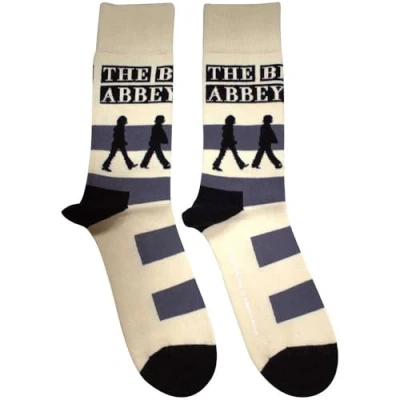 Afbeelding van The Beatles Abbey Road Crossing Sokken Creme