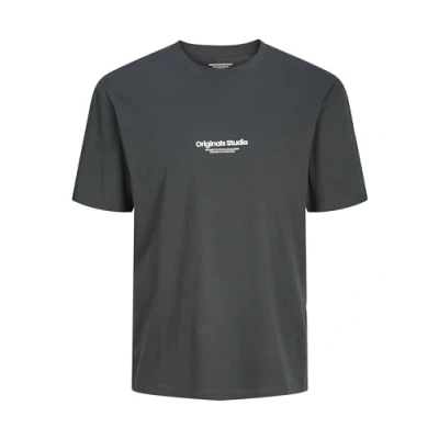 Afbeelding van Jack &amp; Jones Jorvesterbro TEE Tshirt basic, Heren, Maat: Medium, Forest river