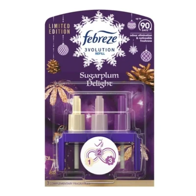 Afbeelding van Ambi Pur Luchtverfrisser Navulling 3Volution Sugarplum Delight 4 stuks