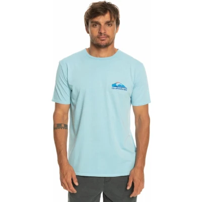 Afbeelding van Quiksilver Pastime Paradise Heren T shirt Eqyzt07252 bgc0 Kleur Blauw Maat S