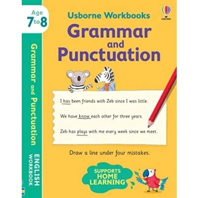 Afbeelding van Usborne Workbooks Grammar and Punctuation 7 8