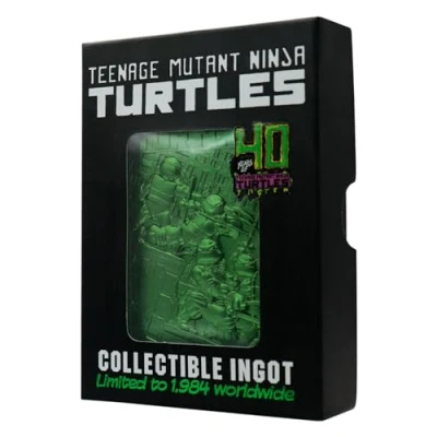 Afbeelding van Teenage Mutant Ninja Turtles Ingot 40th Anniversary Green Limited Edition