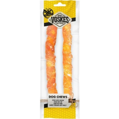 Afbeelding van Voskes Stick Met Kip 25 cm 2 stuks